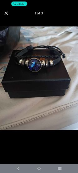 Brand new Store Closing 12 Zodiac Leather Adjustable Bracelet
