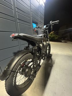 45MPH Dual Suspension Electric Bike - 20" Fat Tire 🏍️🔥