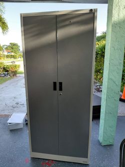 🔒 Fedmax 71" Heavy-Duty Metal Storage Cabinet – Locking w/ Key