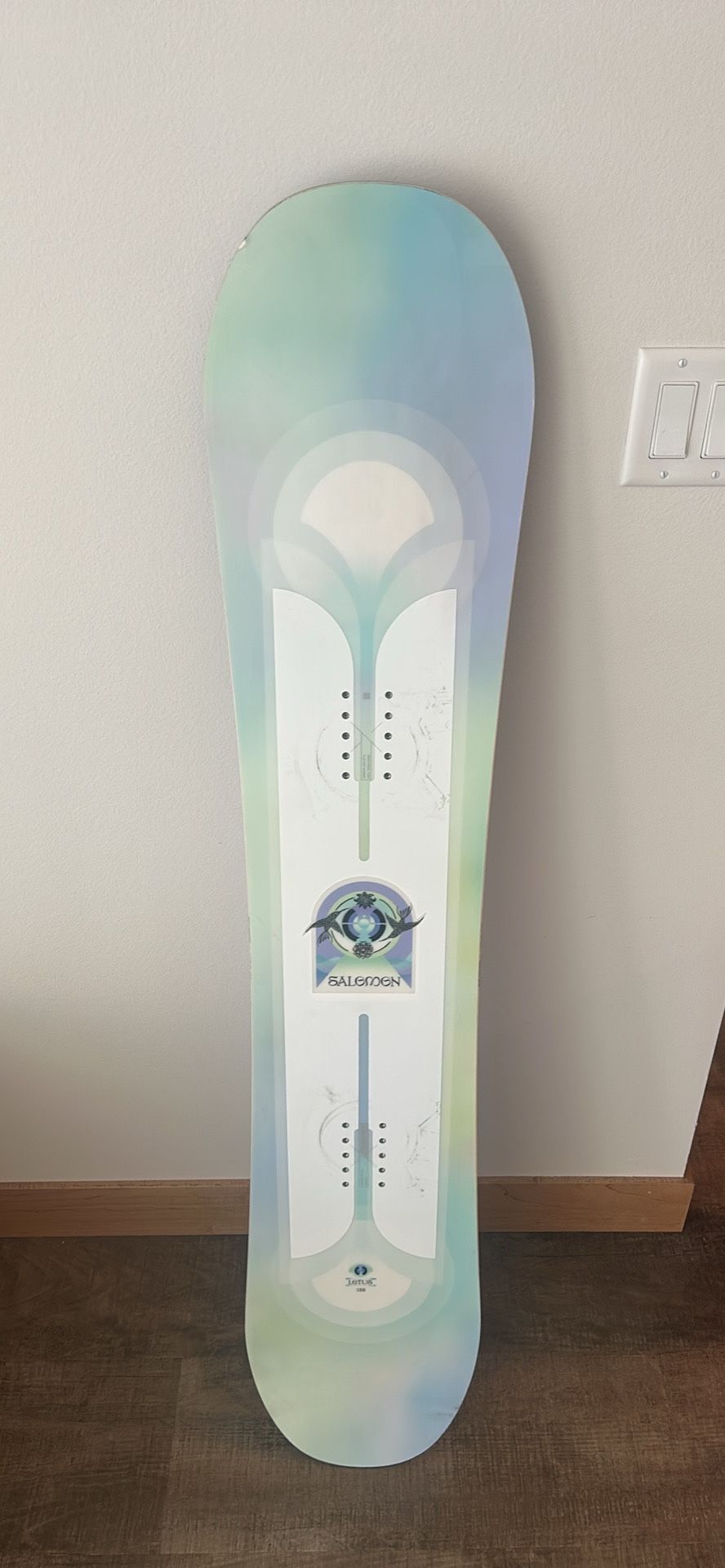 Solomon Lotus Snowboard White/blue/purple