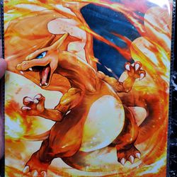Pokemon 8x10 Art Cards (2 Art Cards) - Pikachu And Charizard
