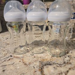 Philips Avent 8 Ounce Glass Bottles 