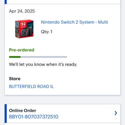 Nintendo Switch Two Pre Order 