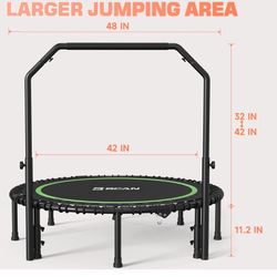 BCAN 48" Foldable Mini Trampoline