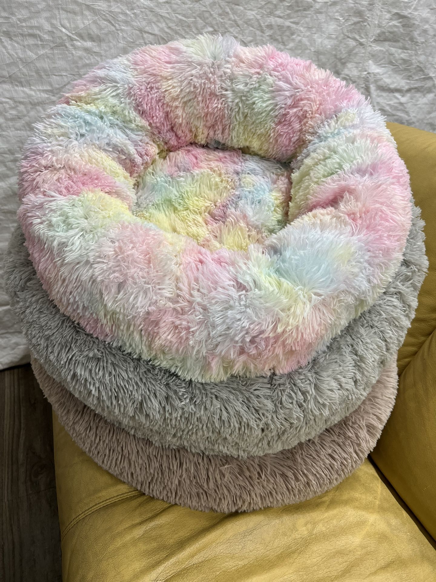 Small Size 20x20 Inch Circle Dog Bed 