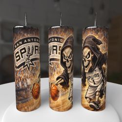 San Antonio Spurs Basketball Tumbler