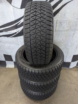 235/50r18 "Near Brand New" Bridgestone Blizzak DM-V2 studless winter snow tires