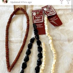 NWT 3 strings of beads for jewelry Making # 00009 #jewlerymaking #beads #craft