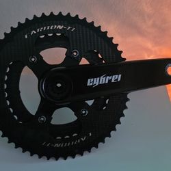 Crankset Cybrei 165 Carbon . 54/40 Carbon Ti