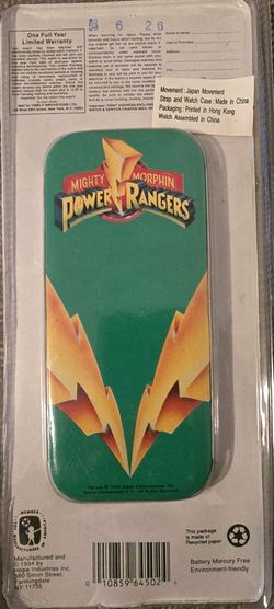 Power Ranger Collectable watch
