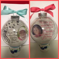 Personalized floating ornaments