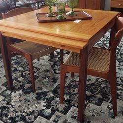 Danish Teak Petite Expanding Dining Table