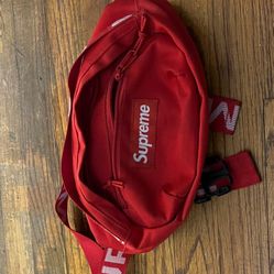 Red Supreme Fanny Pack 