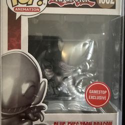 Yu-Gi-Oh! Blues Eyes Toon Dragon GameStop Exclusive 1062 Funko Pop