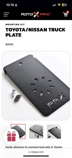 Rotopax Bed Rail Mount