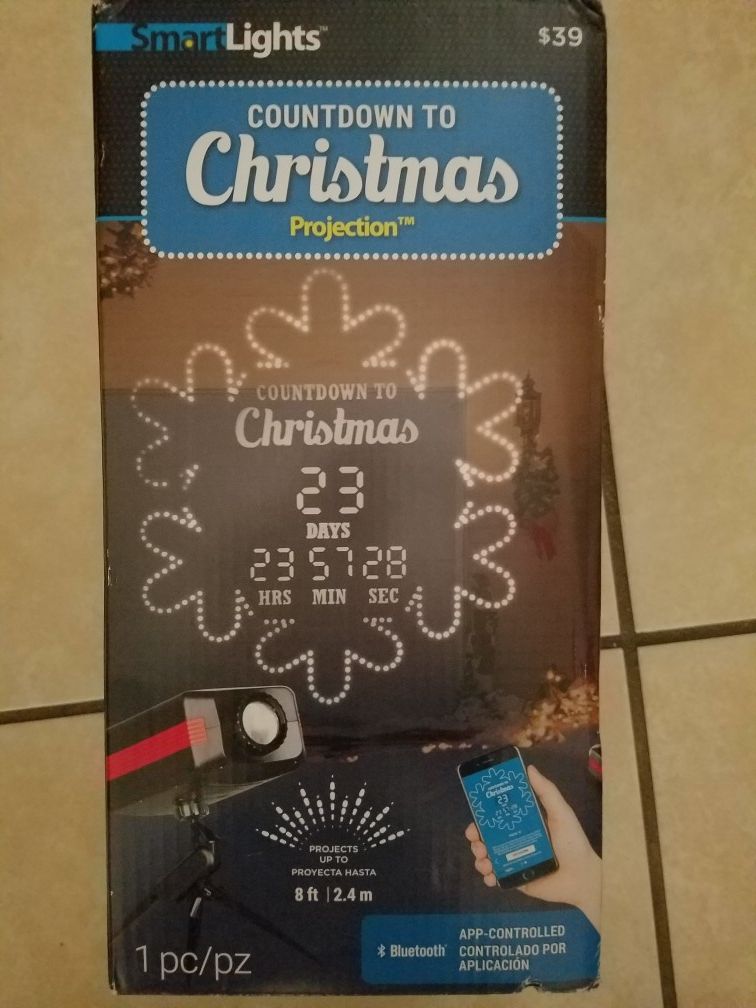Smart Light Christmas Countdown Projection