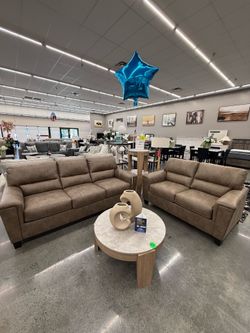 2 PC SOFA AND LOVESEAT