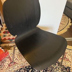 IKEA Black Deak Chair-Looks New