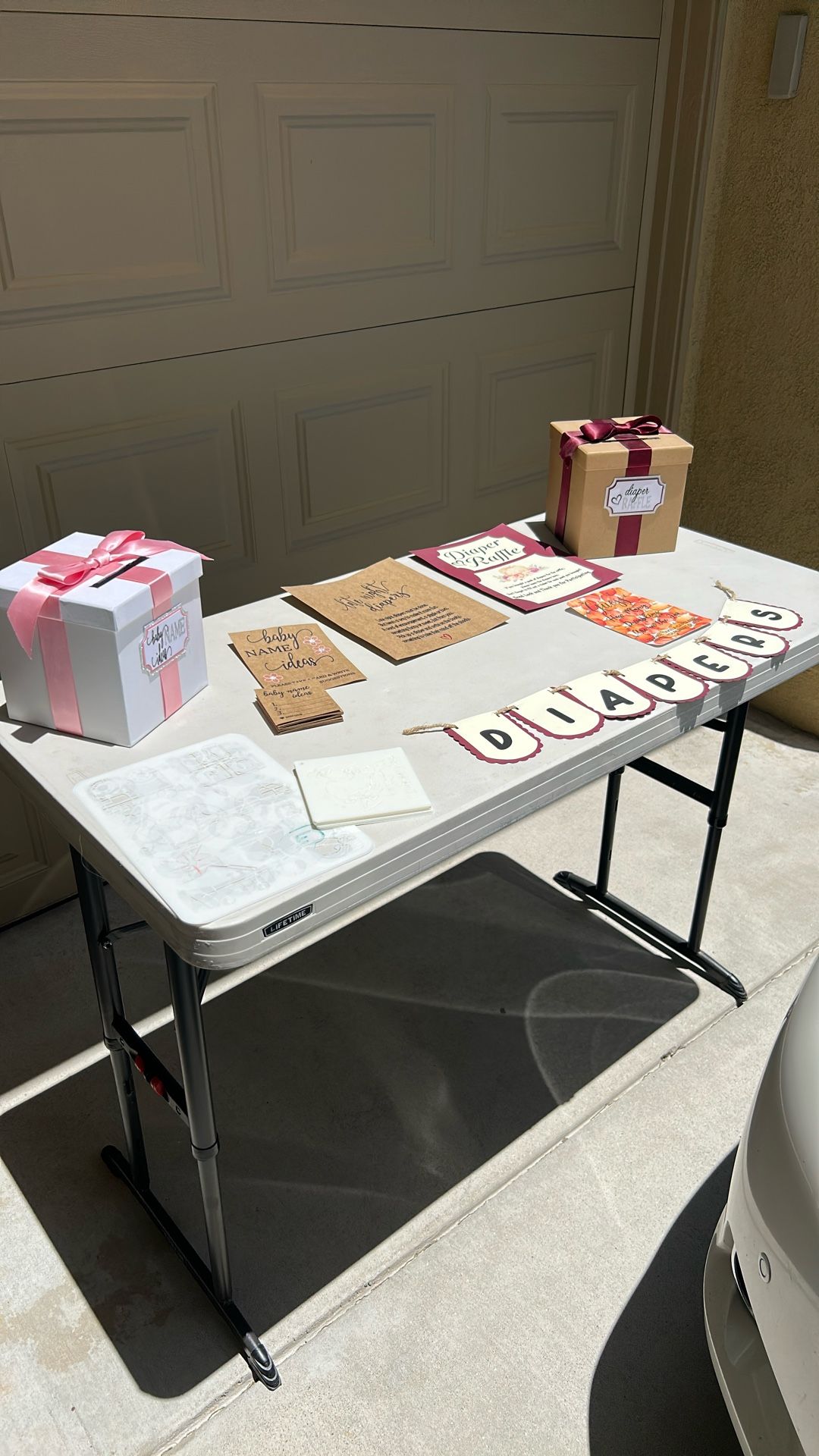 Baby shower decorations