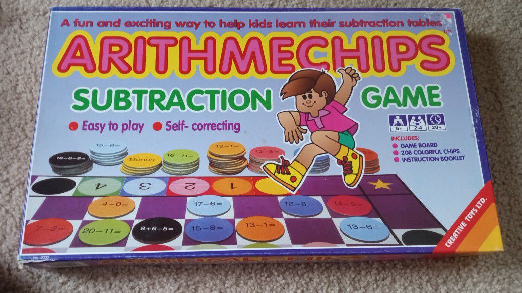 Arithmechip  Educational Board Game 