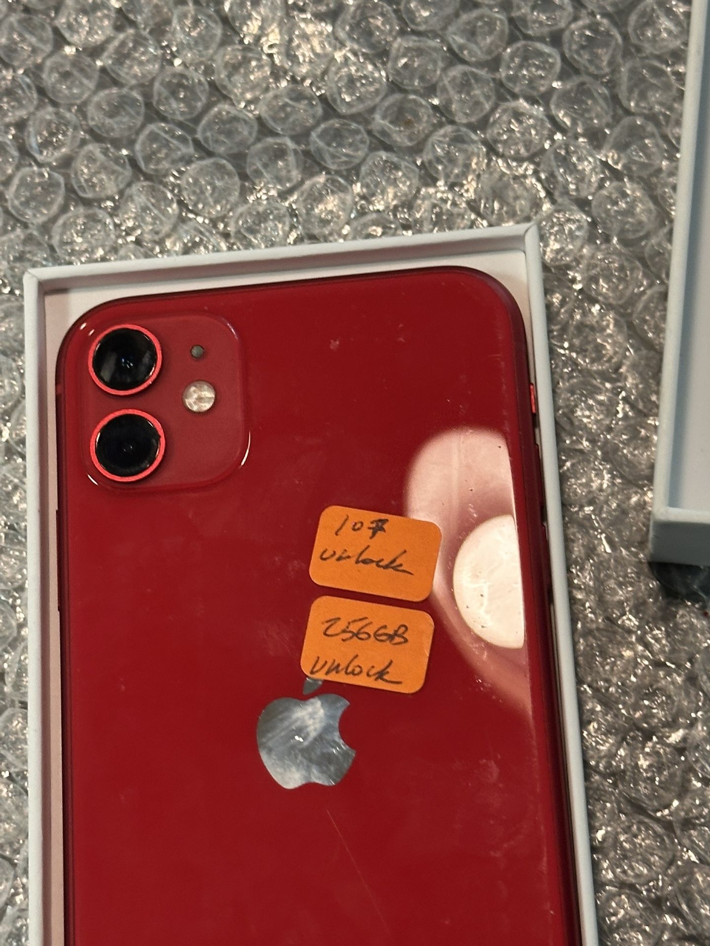 iPhone 11 Red 256GB UNLOCKED Like New 
