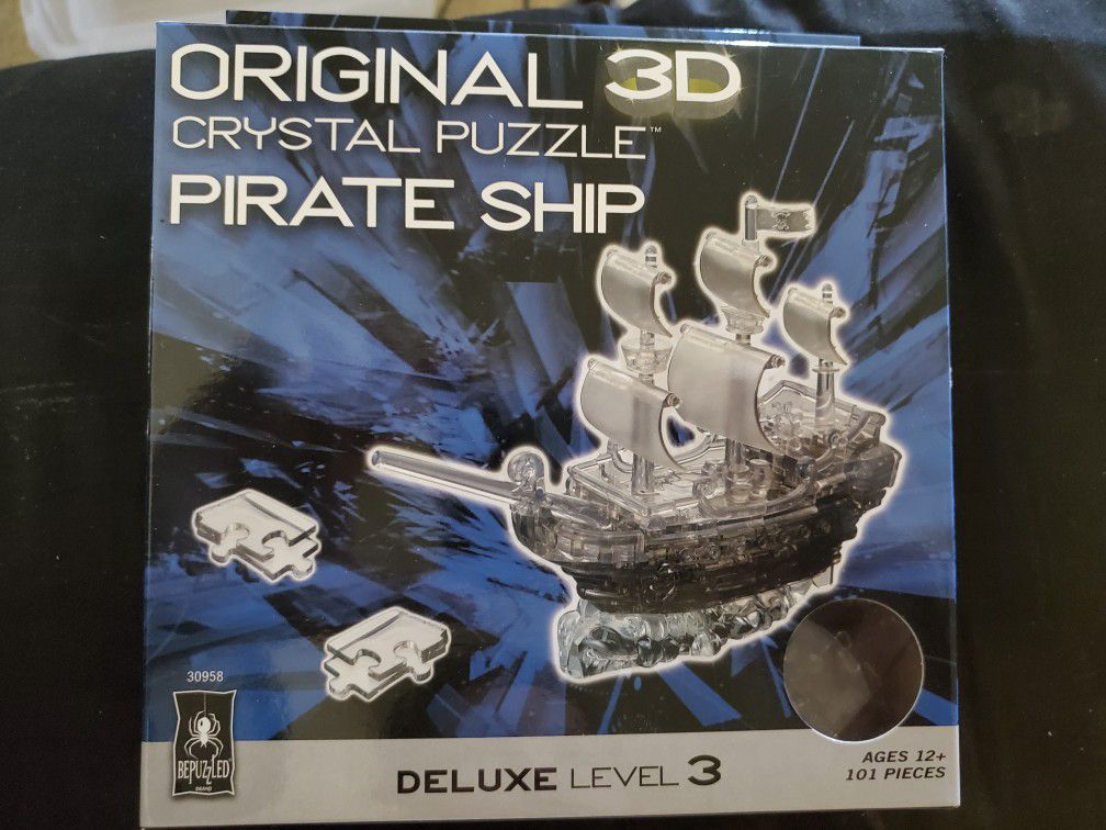 Original 3D Crystal Puzzle Pirate Ship