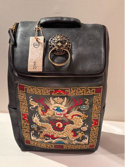 Golden Dragon Naga Couture Backpack 🔥