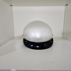 Daytona Skull Cap Half Shell Motorcycle Helmet - DOT Approved - Size Large