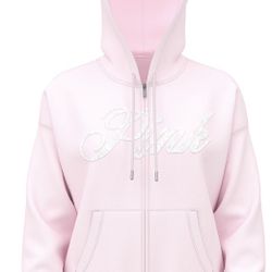 New PINK zip up Hoodie Sizes large