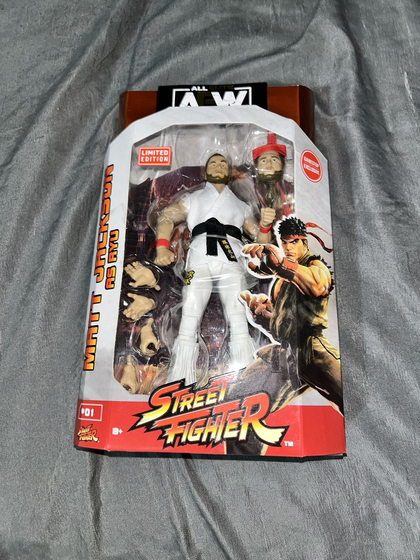 Aew Street Fighter GameStop Exclusive Matt Jackson