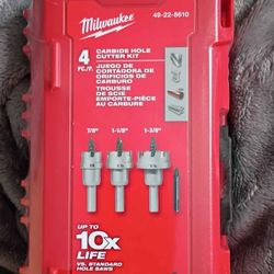 Carbide Hole Cutter Kit