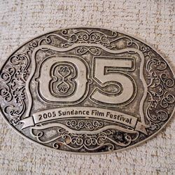 Vintage pewter belt Buckle