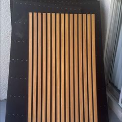 Soundproof panels wooden