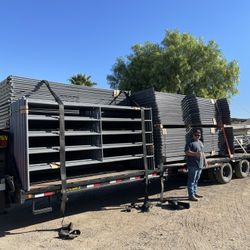 Horse Corral Livestock Cattle Fence Panels 