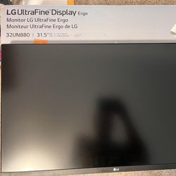 Computer Monitor 32" LG UltraFine Ergo 4k