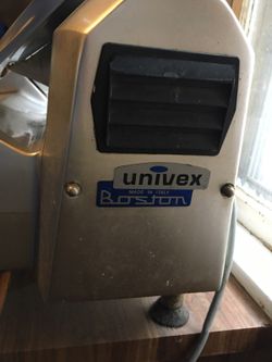 Univex Boston industrial manual meat slicer