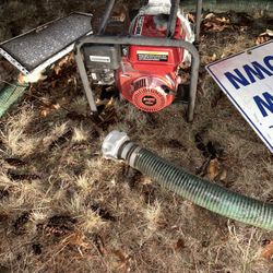3 Inch Trash Pump &  Hose Quick Connect
