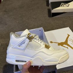 Jordan 4 Gold Metallic 