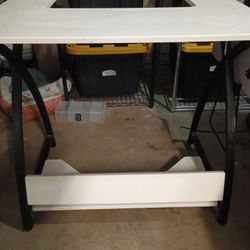 White Sewing Table 