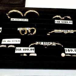 Gold And Diamond Earrings Starting At $(contact info removed) Steilacoom blvd sw Lakewood wa