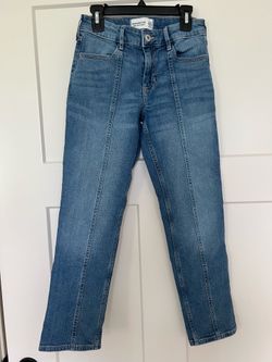 abercrombie kids Midwash Straight Leg Jeans