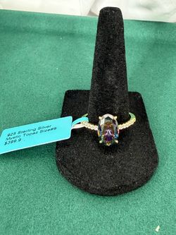 .925 Solid Sterling Silver Ring size 9