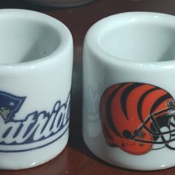 Bengals And Patriots Mini Mugs