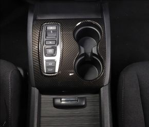 ABS Carbon Car Cup Holder Frame Trim Accessories Cover For Honda Pilot 2015-2022