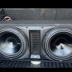 Rockford Fosgate 12” P3 Subs In Ported Box