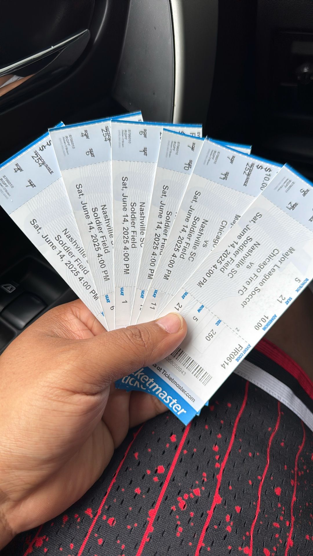 CHICAGO FIRE TICKETS #6
