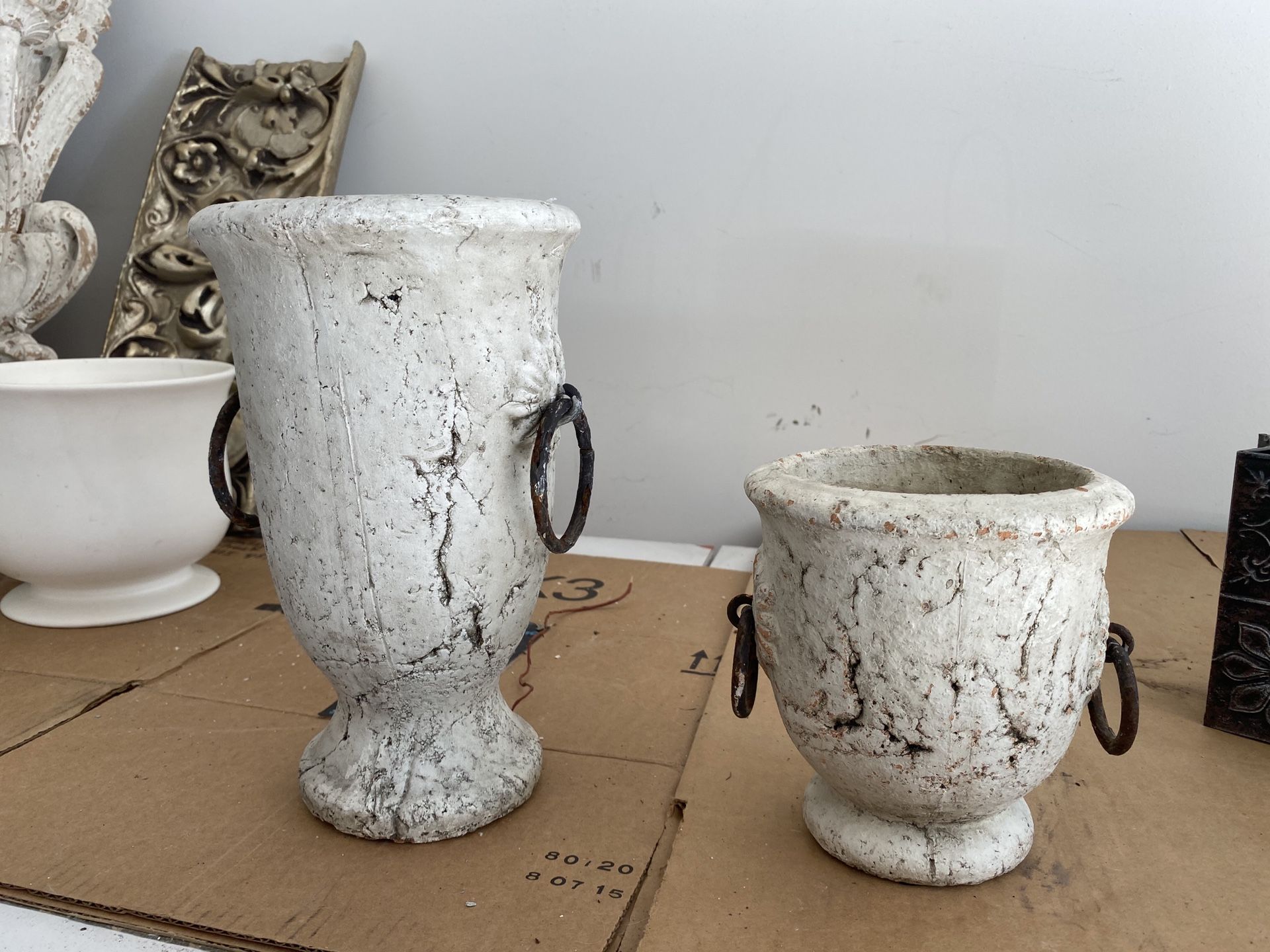 Stone vases