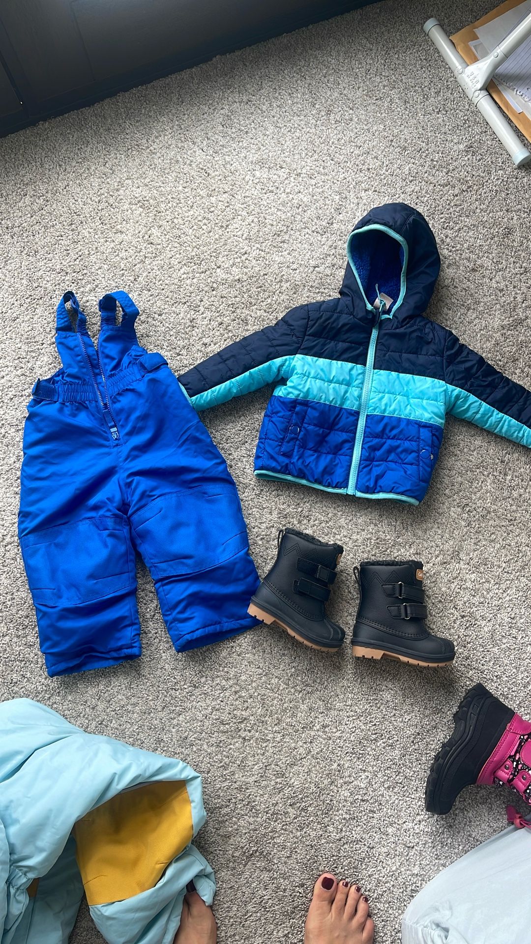 Snow Suit, Jacket, Boots For Baby Boy