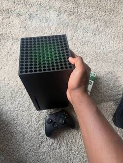 Xbox Series X 2025 model with box and all cables trade for PS5 Slim matte finish 2025 model