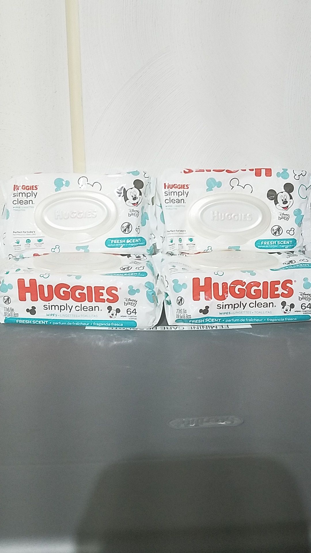 Huggies wipes Fresh scent 4